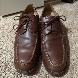 Classic Brown Leather Men's Shoes